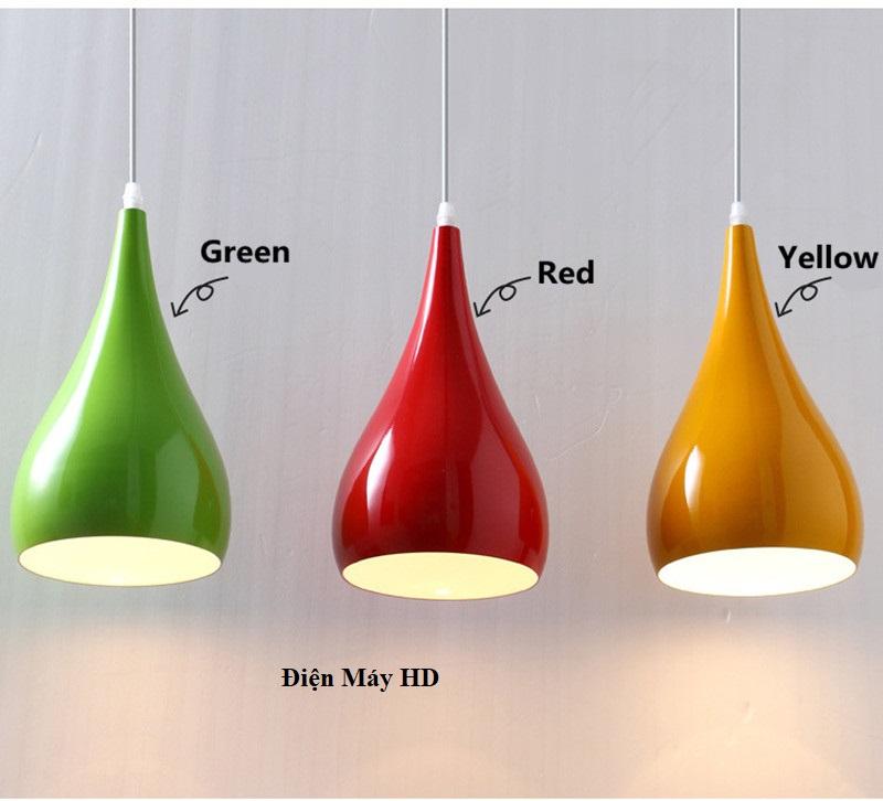 Bộ 3 Đèn thả trần hình giọt nước 8217/3 (Các màu)