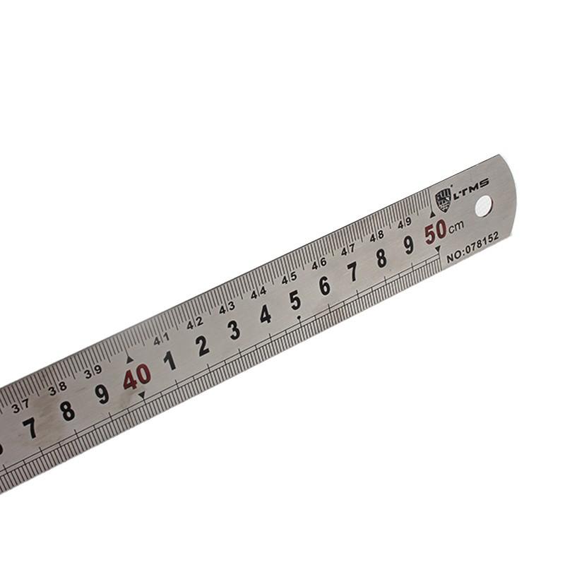 Thước kẻ thẳng bằng thép không gỉ 30cm (12 inch)