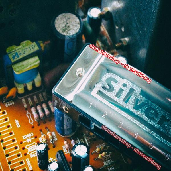 Kèn harmonica diatonic Hohner Silver Star key C (Bạc)