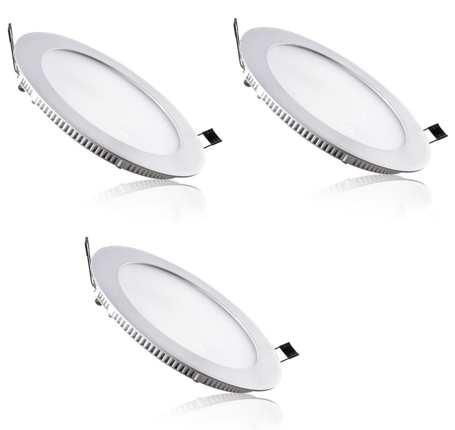 [HCM]3 Đèn DUHAL 9W âm trần Panel tròn siêu mỏng
