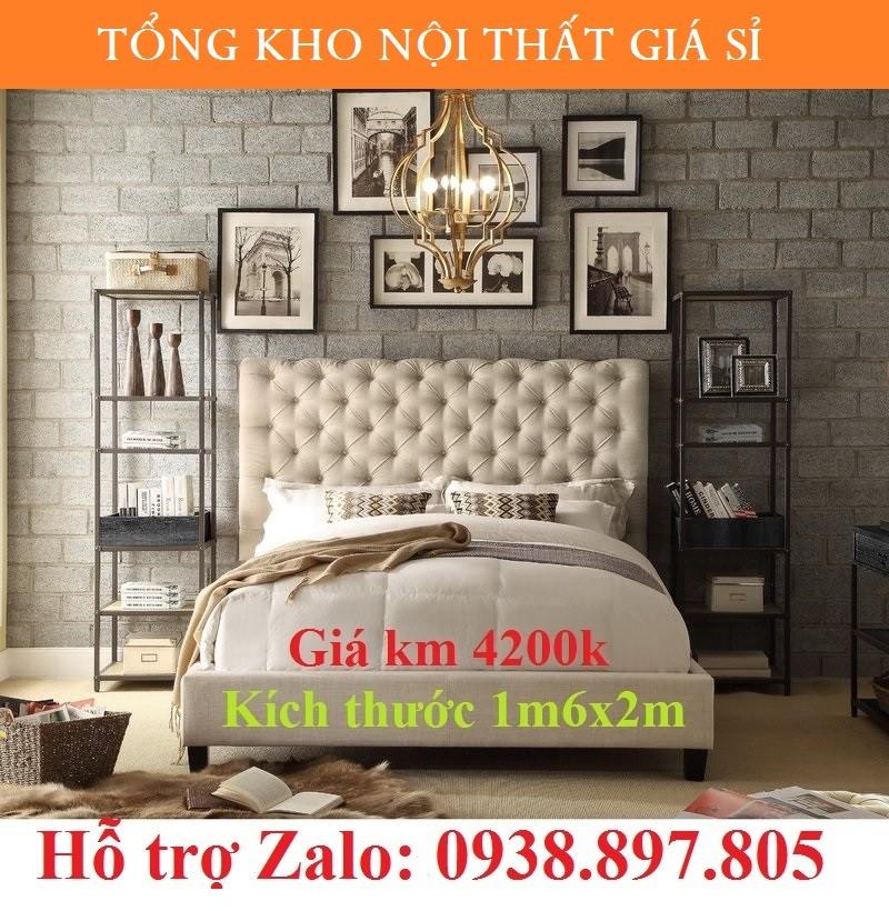 Giường ngủ tân cổ điển cao cấp hàng xuất khẩu