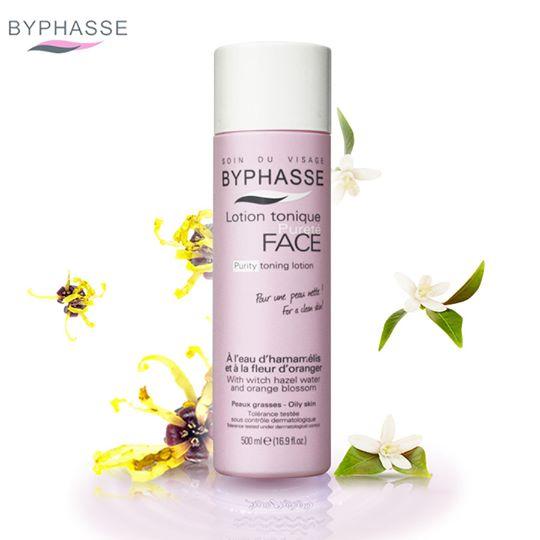 [HCM]Nước Hoa Hồng Soin Du Visage Byphasse - 500ml (PURITY TONER LOTION WITCH HAZEL WATER AND ORANGE BLOSSOM OILY SKIN)