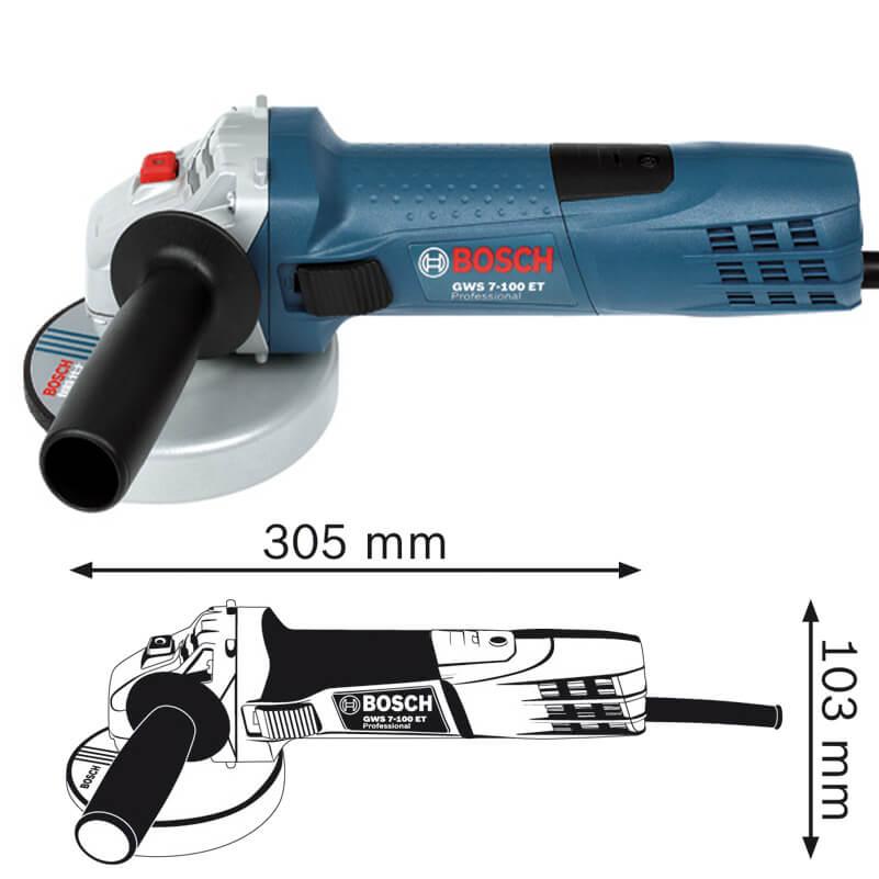 [HCM]Máy mài máy cắt Bosch GWS 7-100ET