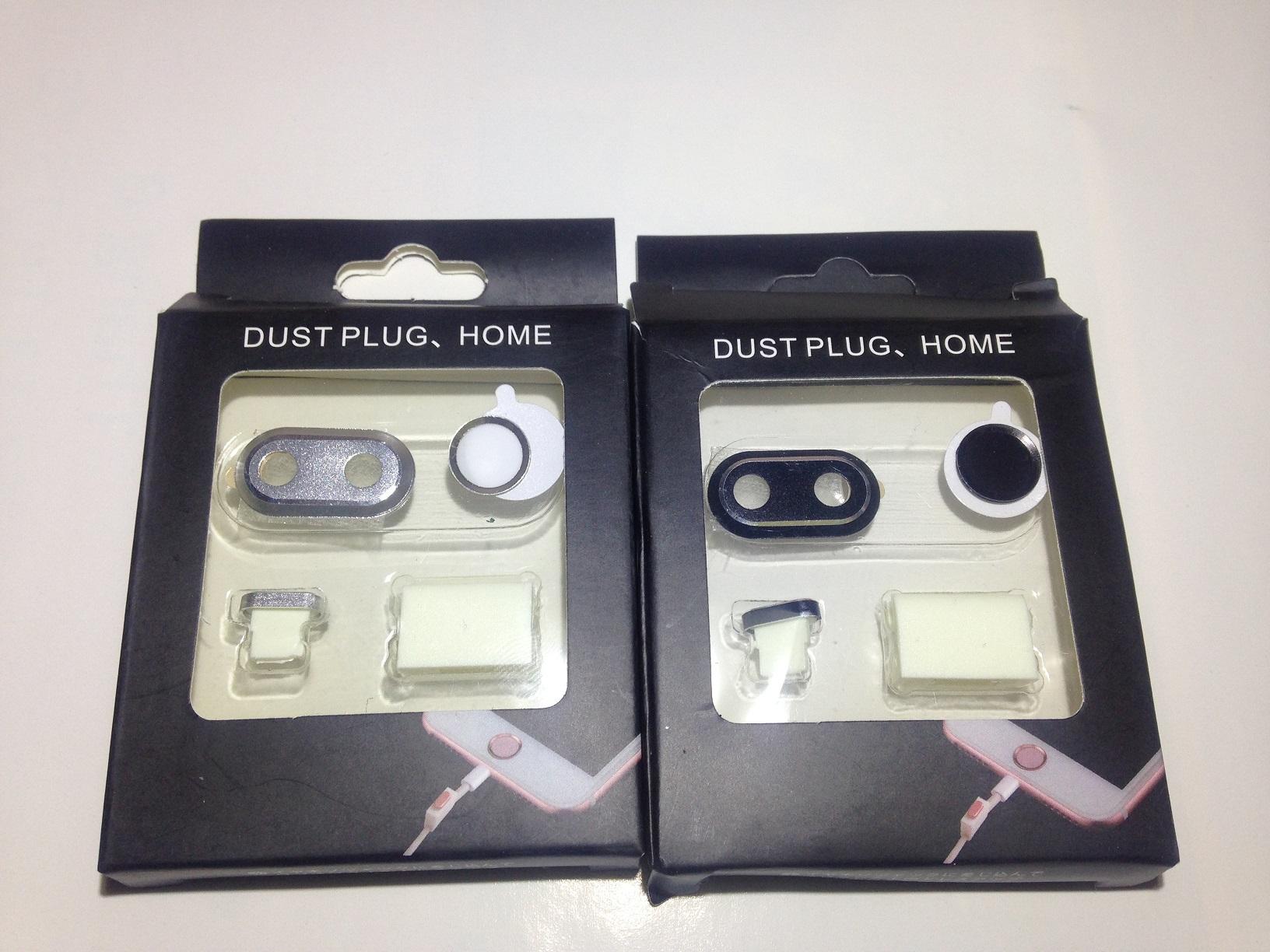 Bộ bảo vệ camera + phím home + vệ sinh chân sạc cho iPhone 7 Plus
