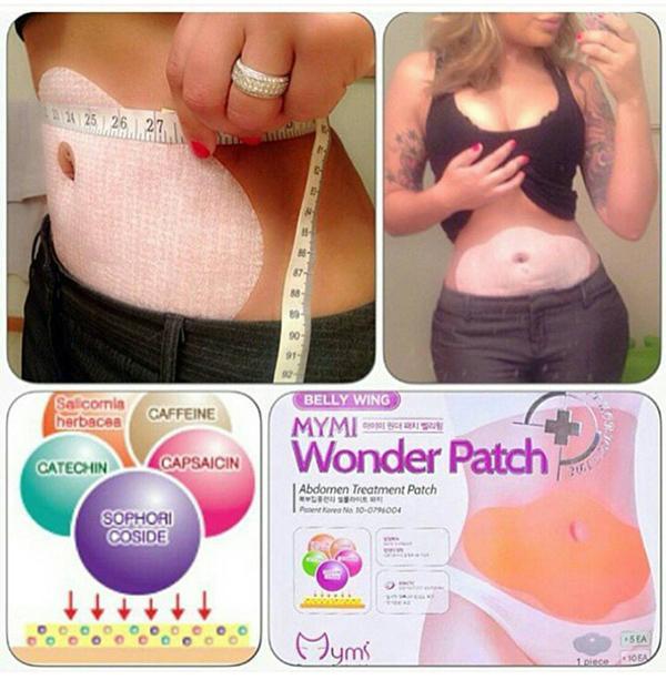 Bộ 5 Miếng Dán Tan Mỡ Bụng Wonder Patch Hàn Quốc cao cấp