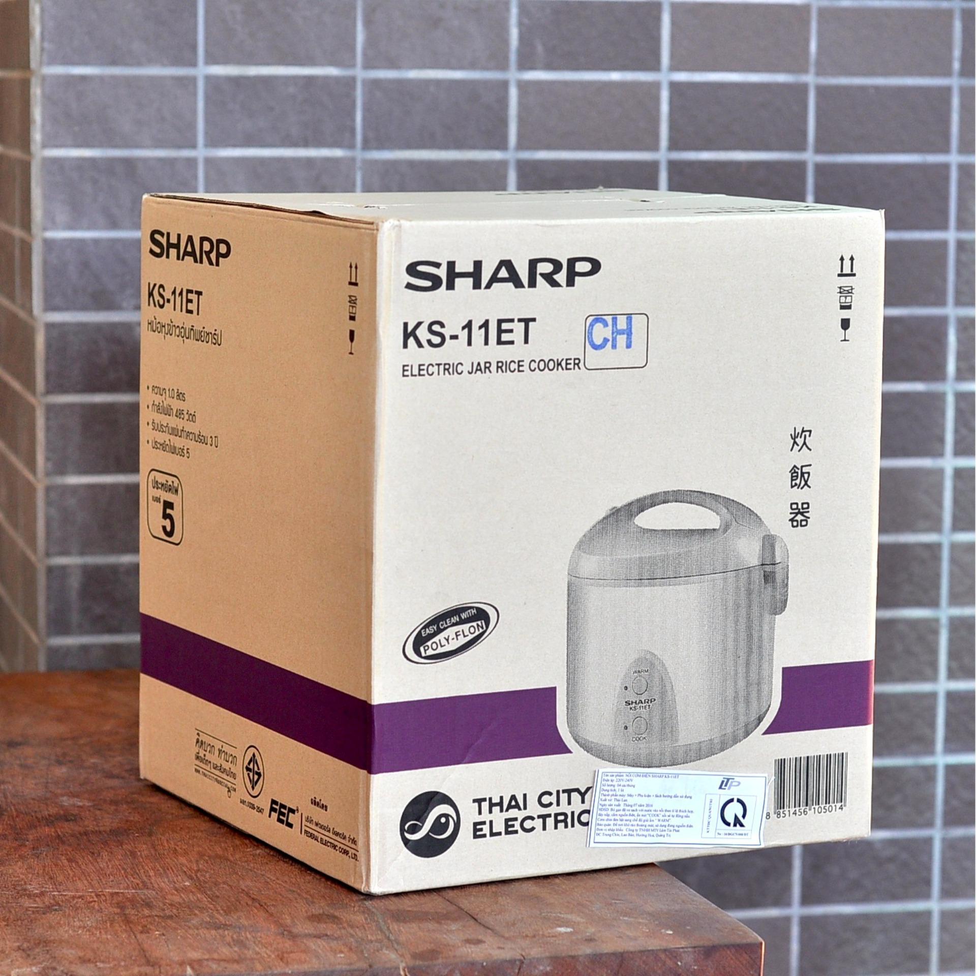 Nồi cơm điện Sharp 1L KS-11ET