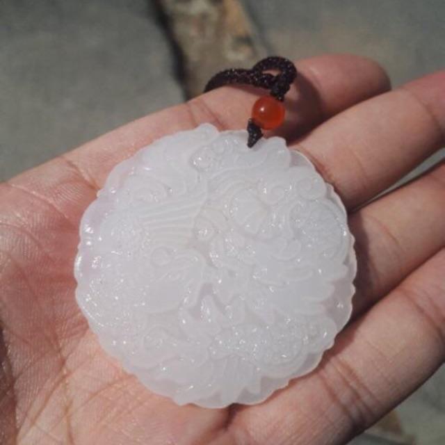 Ngọc bội vòng cổ long phụng long phượng Cổ Trang Trung Quốc