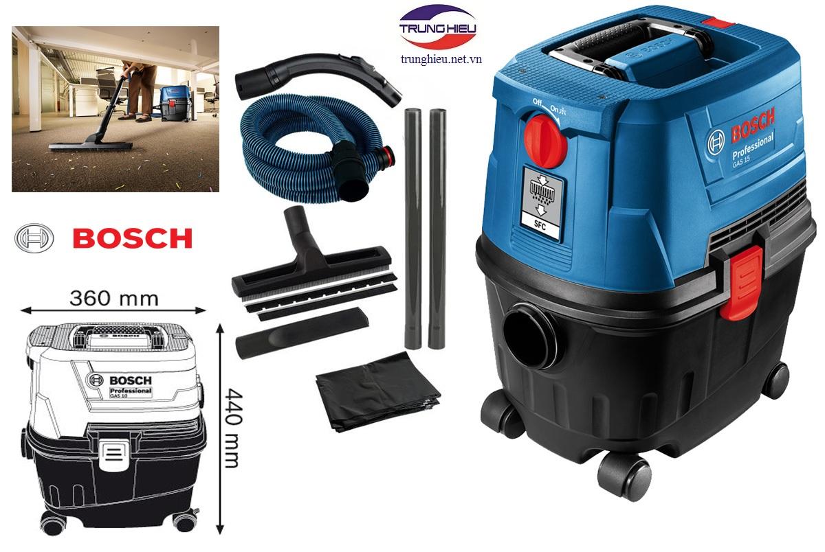 Máy hút bụi khô và ướt Bosch GAS 15