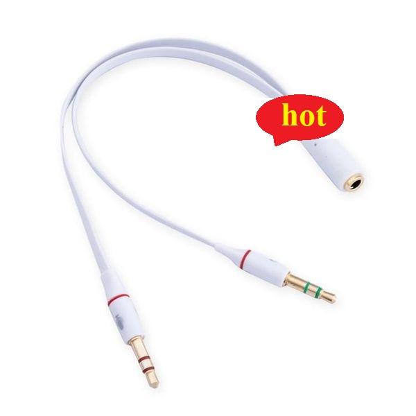 Cáp gộp Mic và Tai nghe cho máy tính