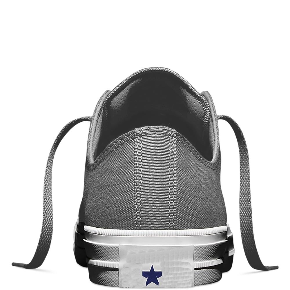 Giày Vải Sneaker CV CK2 Cổ Thấp Nam Màu Xám Nhạt
