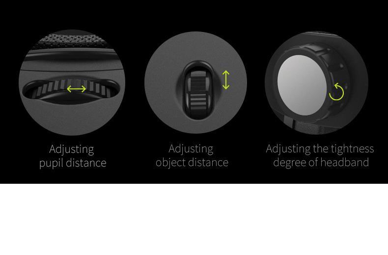 Shinecon 6.0 Vr Glasses for Watching 3D Movies on Smartphones with High-Quality Headphones