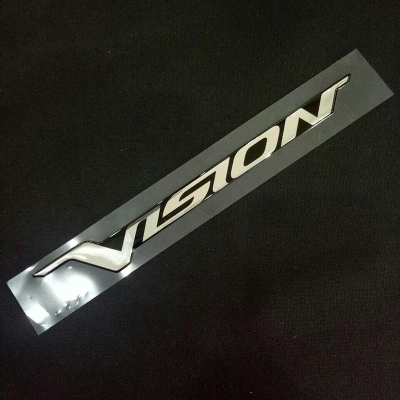 Tem nổi chữ VISION đời 2010 tân trang xe máy siêu bền đẹp G139