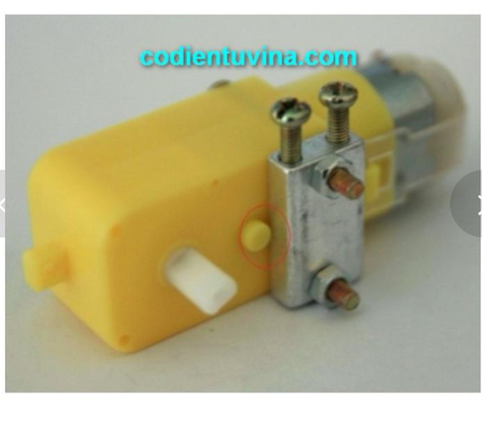 Gá Động Cơ DC Giảm Tốc V1 (Kim Loại)