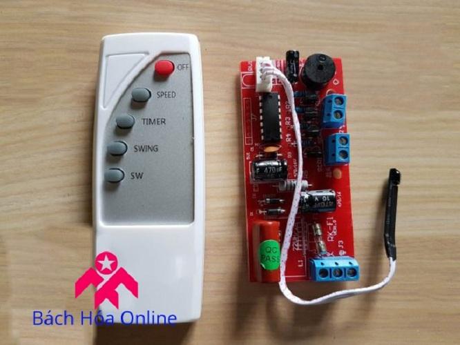 Vỉ mạch điều khiển quạt từ xa