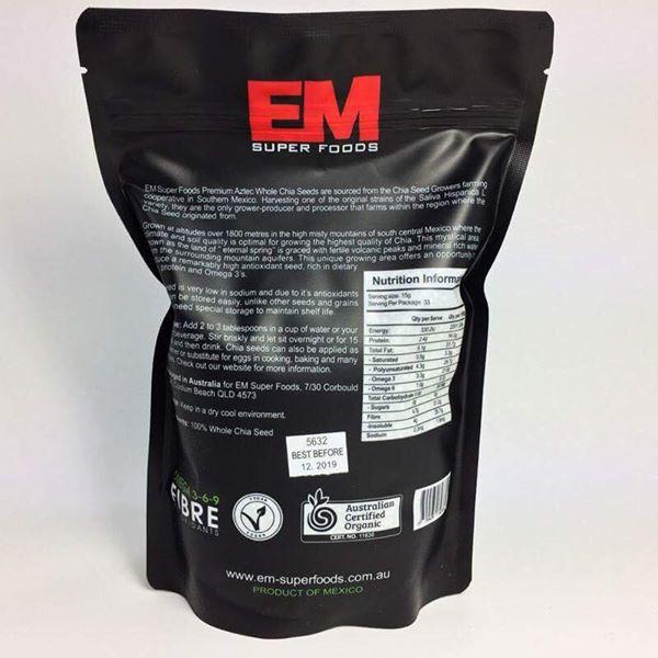 Hạt Chia Úc màu đen Black Bag Chia túi 500g