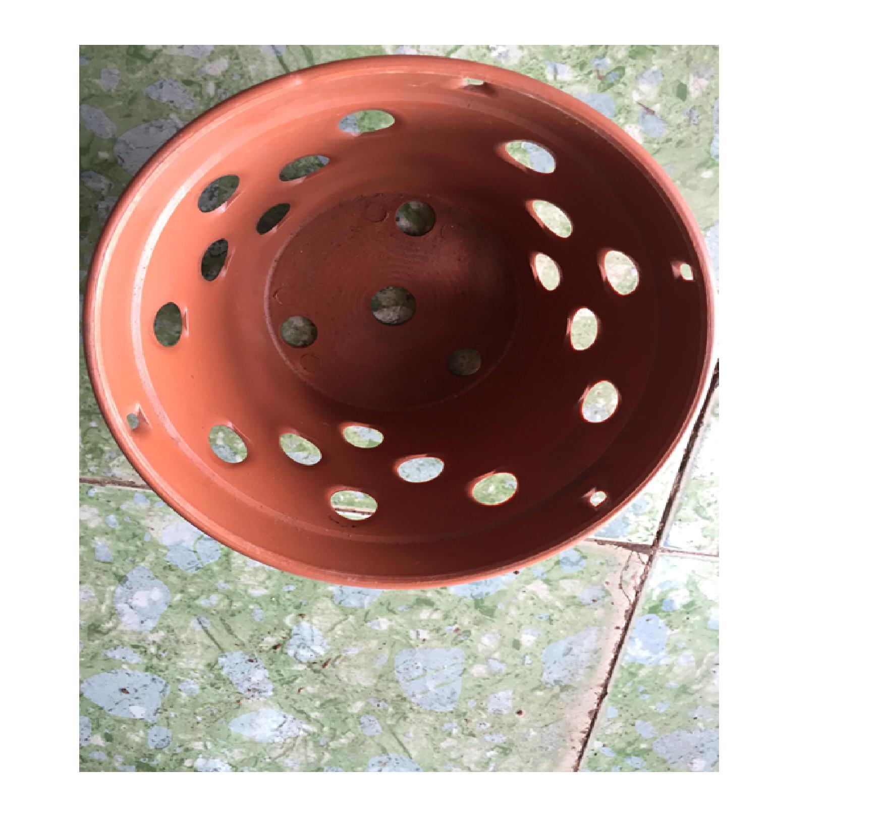 Combo 10 chậu giả đất phi 17cm Chậu nhựa trồng lan có ưu điểm cứng và nhẹ dễ dàng vận chuyển, bền chống va đập, chống phai màu, chịu nắng nóng rất tốt