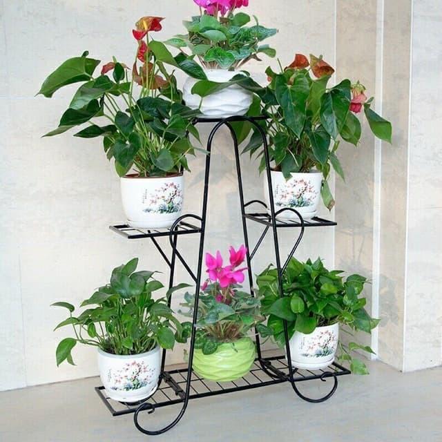Kệ sắt để cây cảnh, chậu hoa 6 tầng (F1)