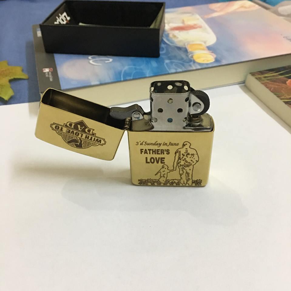 [HCM]Bật Lửa Zippo USA Tình Cha Con