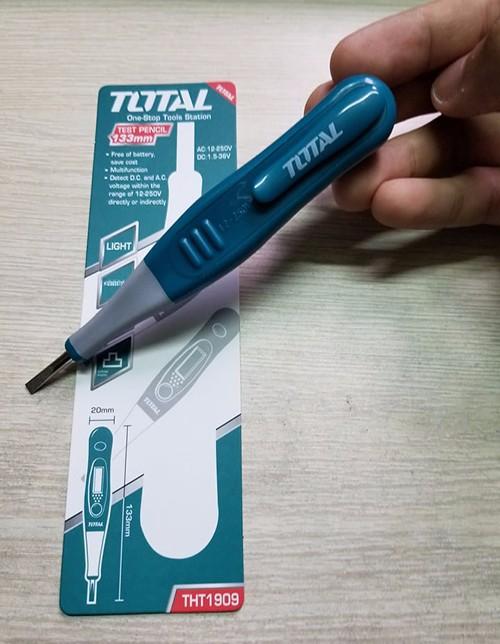 133MM BÚT THỬ ĐIỆN CÓ ĐỒNG HỒ Total - THT1909