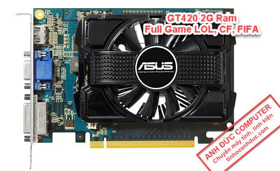 VGA Xả Hàng Game ASUS GT420-2GD3-DI (NVIDIA GeForce GT 420, DDR3 2GB, 128 Bits, PCI-E 2.0)