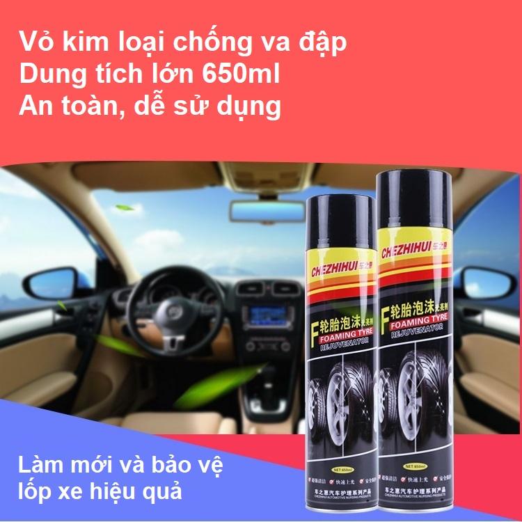Combo 2 Bình xịt bảo vệ và làm mới lốp xe hơi
