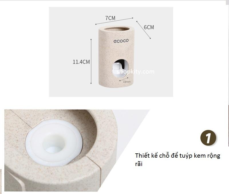 DỤNG CỤ NHẢ KEM ĐÁNH RĂNG ECOCO