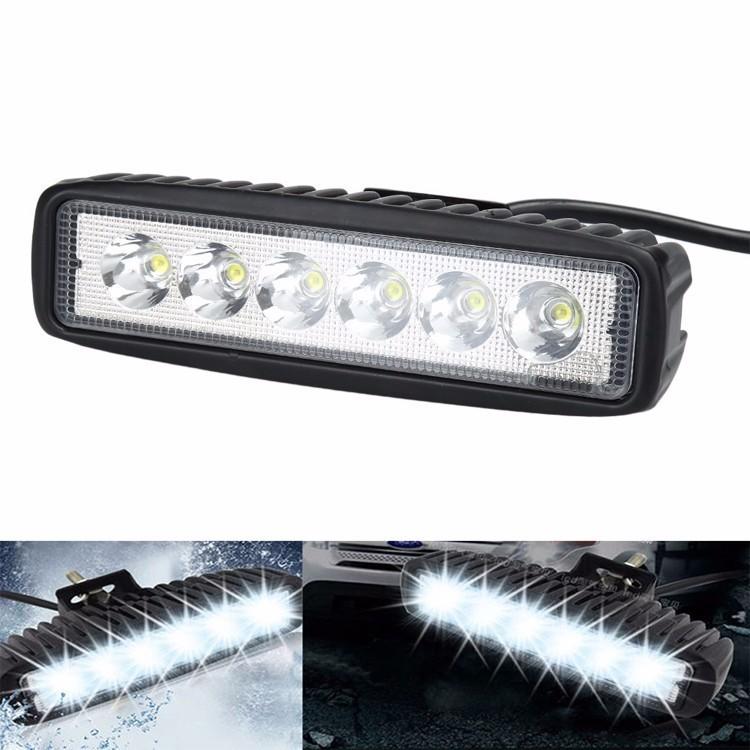 Đèn Led Trợ Sáng 6 Bóng Dài C6 - Trắng (1 chiếc)