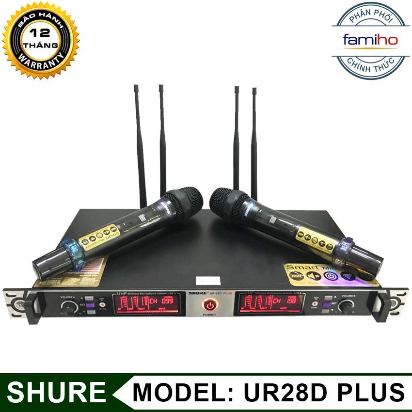 Micro không dây SHURE UR28D Plus