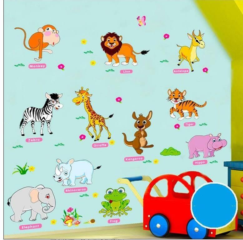 Decal dán tường các loại động vật