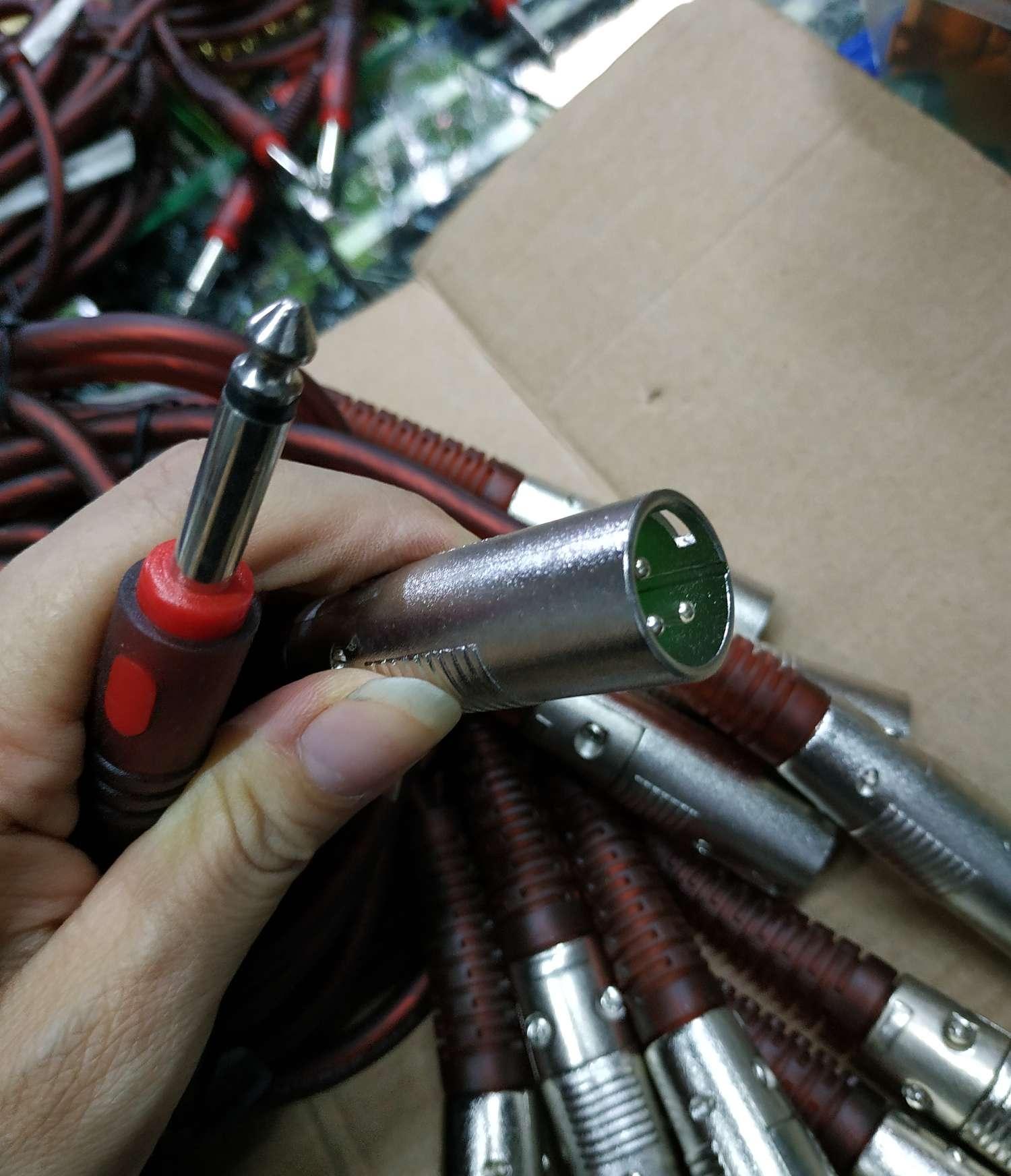 Dây 6ly ra Canon đực dài 1M ( 1 sợi)_