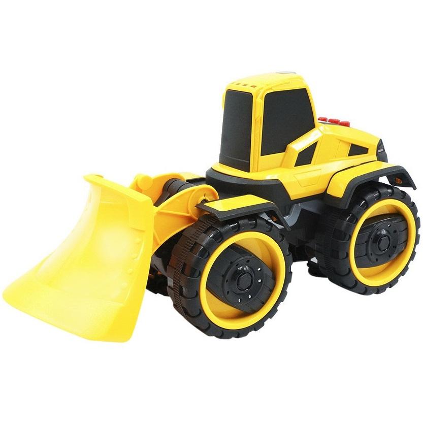 Đồ chơi trẻ em xe ủi đất có đèn nhạc bei yu jia 6677-6-1