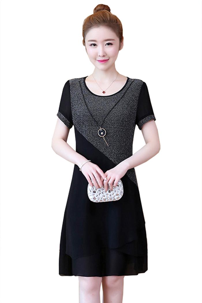 [HCM]XUKA - ĐầmTrung Niên Đầm Suông Đẹp Đầm Dự Tiệc U50-60 Đầm Suông Quý bà Thời Trang Trung Niên Đầm Tặng Mẹ U40 U50 Cao Cấp XUKA 3331 3235 3299