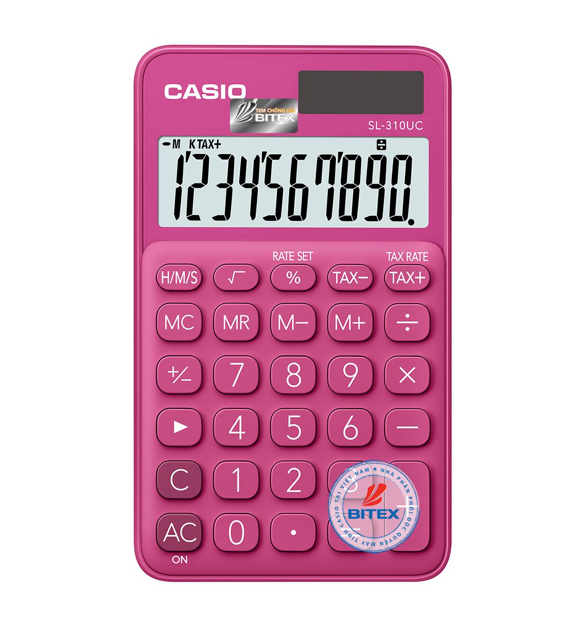 [HCM]Máy tính sắc màu Casio SL310UC