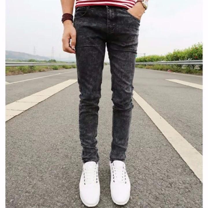 [HCM]Quần Jean thun co giãn nam Quần bò nam ống côn