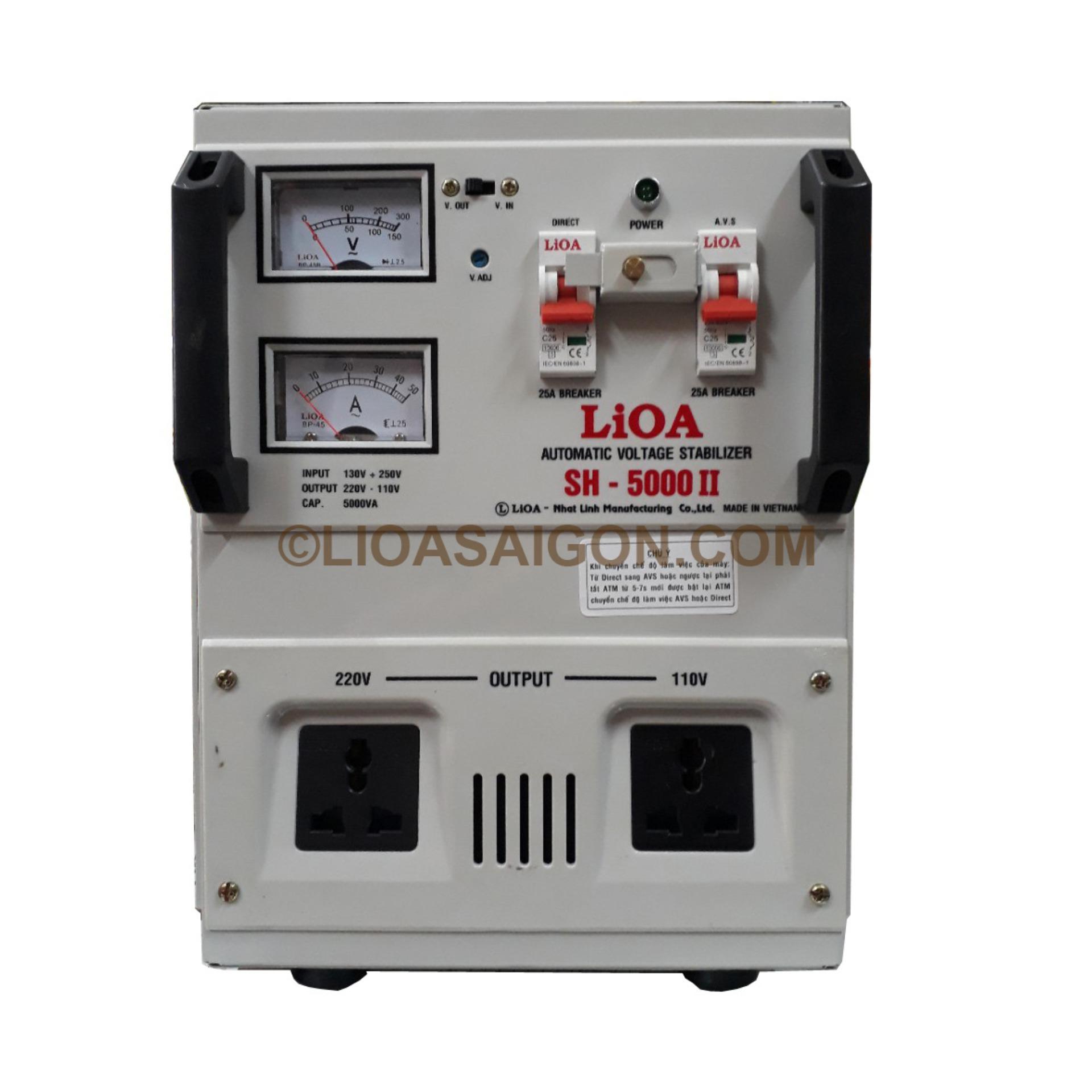 Ổn áp LIOA 1P SH-5KVA - SH-5000