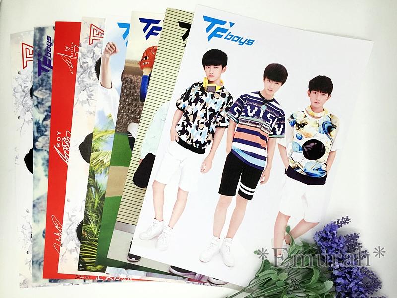 Combo 8 tấm poster TFBoy khổ lớn sắc nét