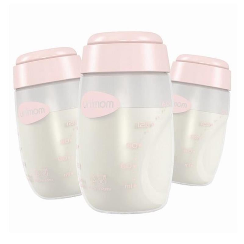 Hộp 3 bình trữ sữa Unimom 150ml (880045) Hàn Quốc