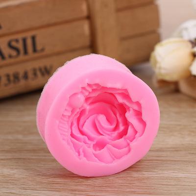 Khuôn silicon 3D hoa hồng Nhung
