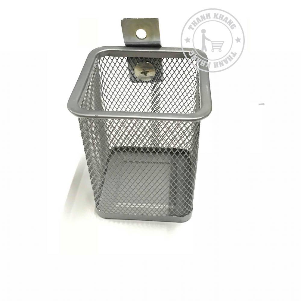 Giỏ vuông gắn xe máy Thanh Khang 006000322 (Trắng bạc)