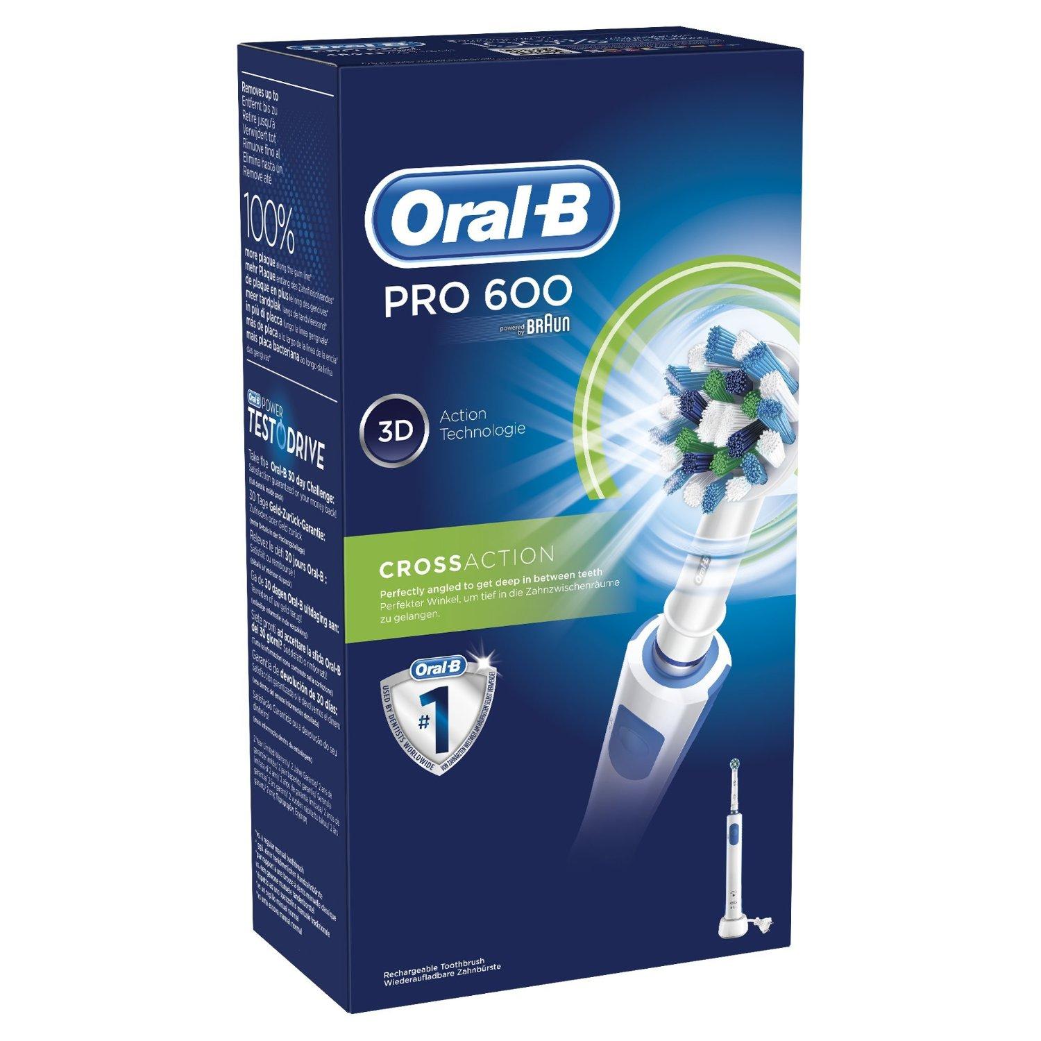 Bàn chải đánh răng điện Oral B Pro 600