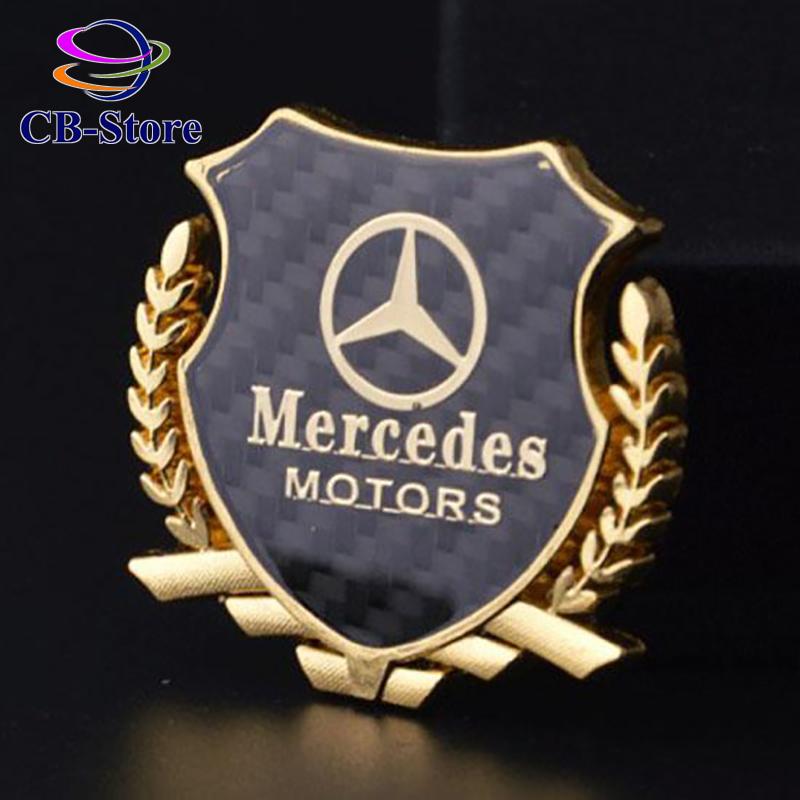 Huy hiệu bông lúa trang trí dành cho ô tô Mercedes