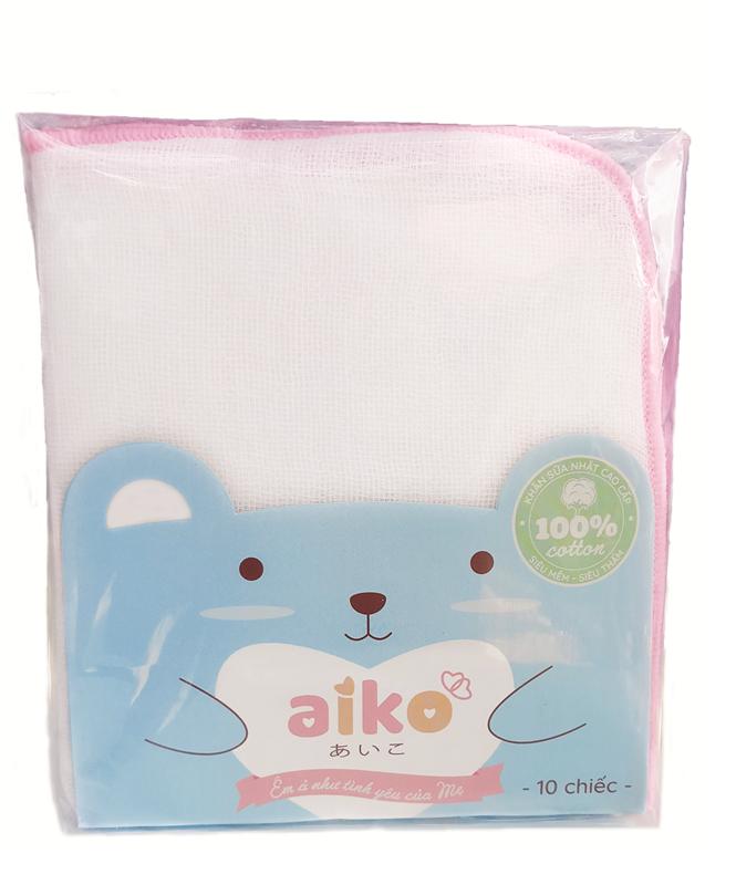 [HCM]KHĂN SỮA 4 LỚP 25x25 XUẤT NHẬT AIKO