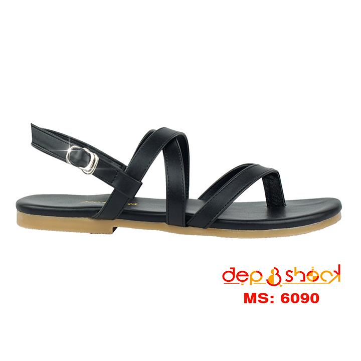Sandal nữ xỏ ngón quai chéo big size