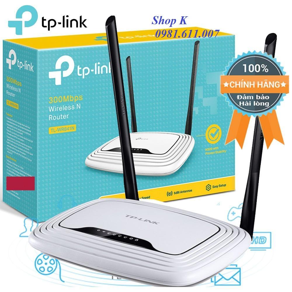 Bộ Phát Wifi TP Link 841 Hai Râu 300M (Trắng Đen)