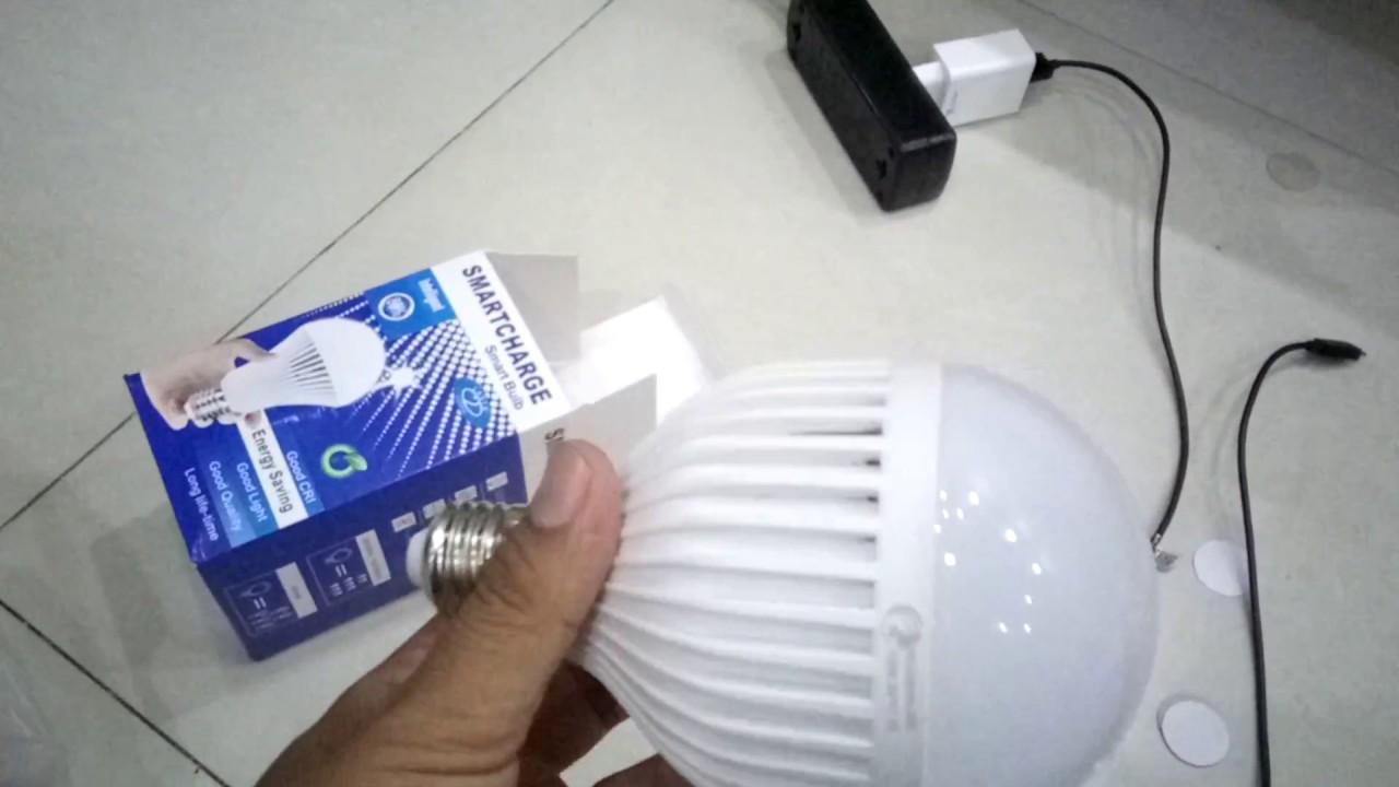 Bóng led tích điện thông minh 15W