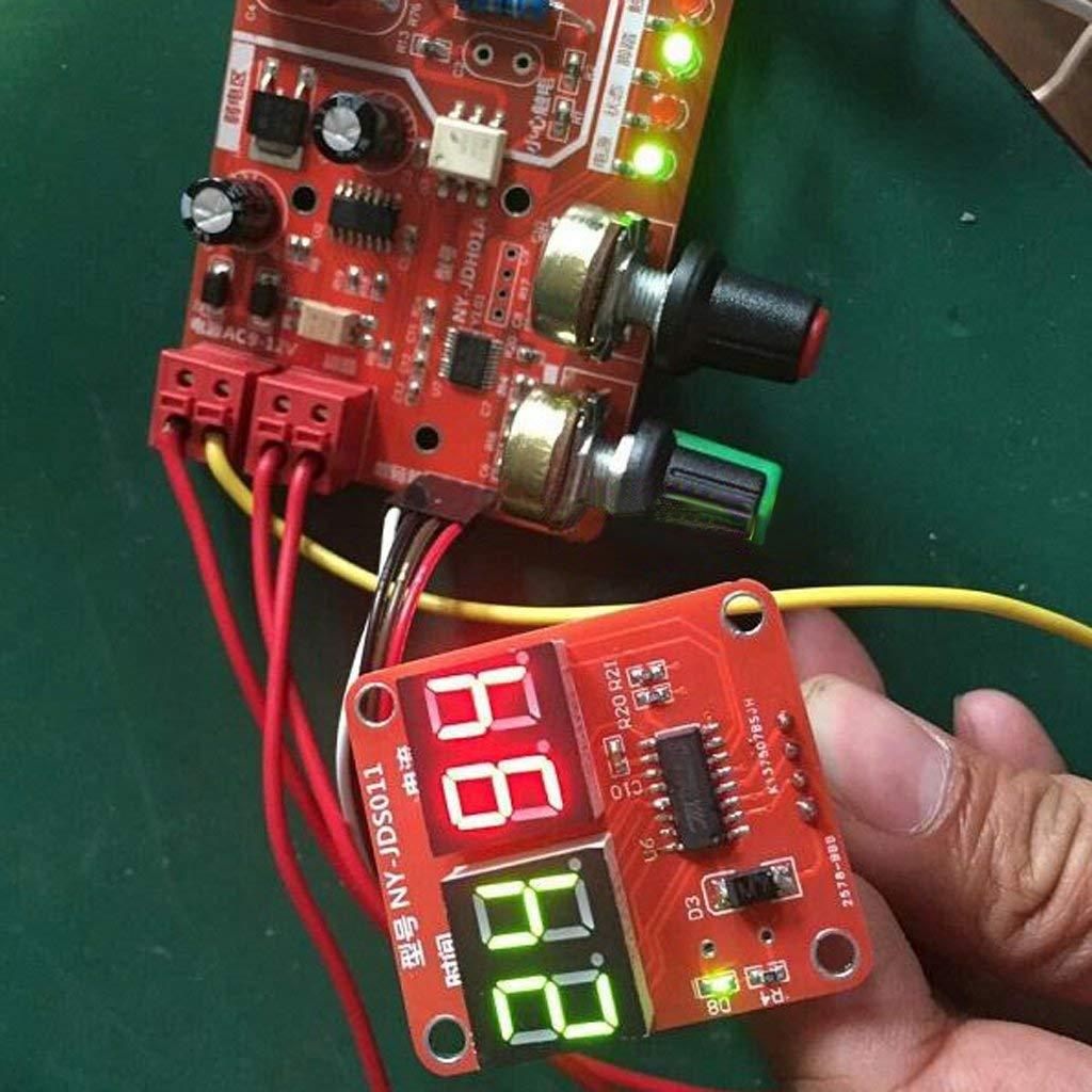 MẠCH TIMER ĐIỀU CHỈNH DÒNG VÀ ÁP MÁY HÀN PIN CÓ LED 41A