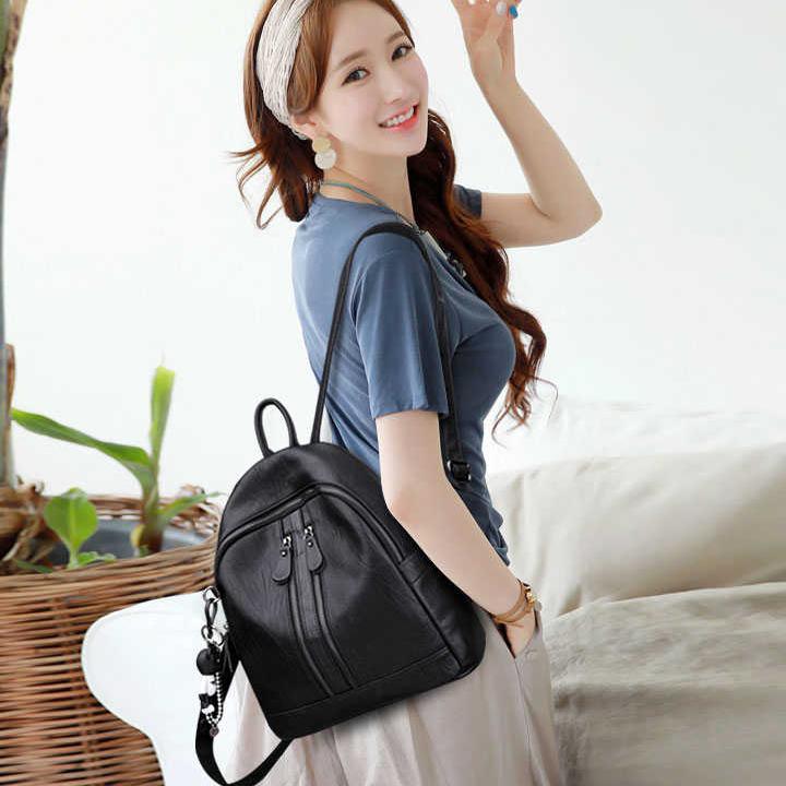 Balo nữ thời trang phong cách hàn quốc thiết kế trẻ trung chất liêu da PU cao cấp  LX5