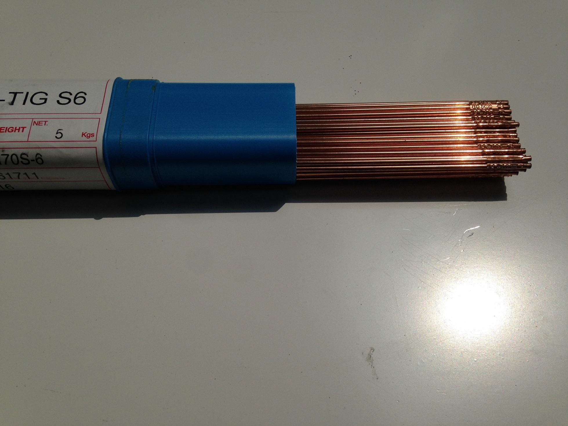 [Hcm]Tig Iron Welding Rods 70S6- 2.4 - 5Kg/Box for Argon Welding