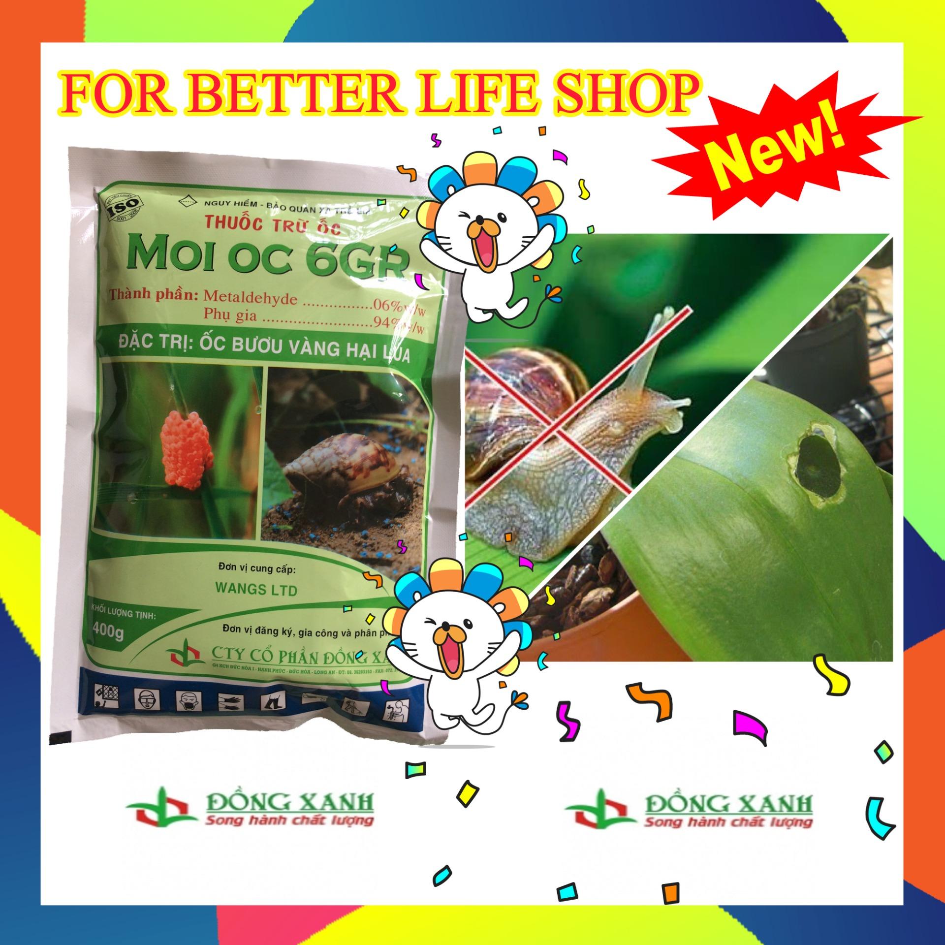 Th uốc trừ ốc MOI OC 6GR (Gói 400gram) - Th uốc diệt ốc