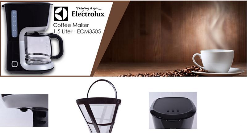 Máy Pha Cà Phê Electrolux ECM3505 - Đen [Gian hàng uy tín]